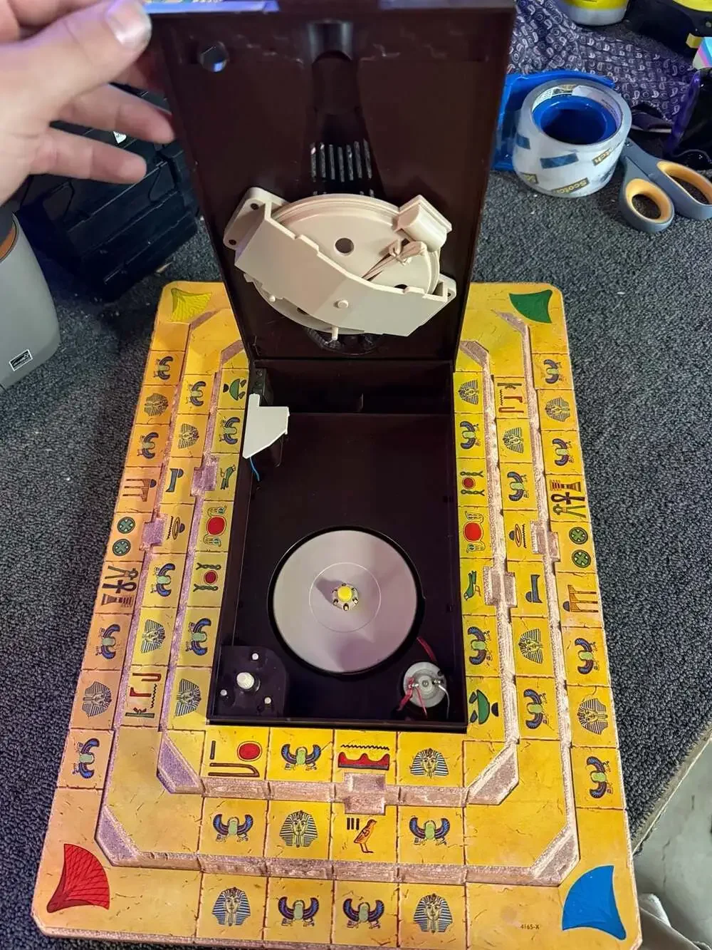 Vintage Milton Bradley (1971) Voice of the Mummy Board Game *Missing Pieces*